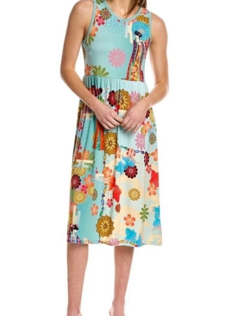 Johnny Was Kingyo Easy Fit Tank Dress